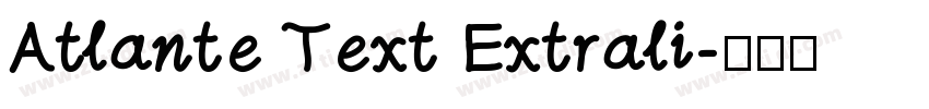 Atlante Text Extrali字体转换